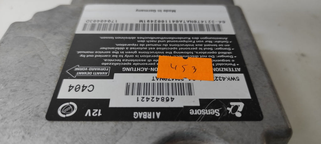 Alfa Romeo 147 1.9JTD 110kW 2003 Safety ECU Control Module 46842421