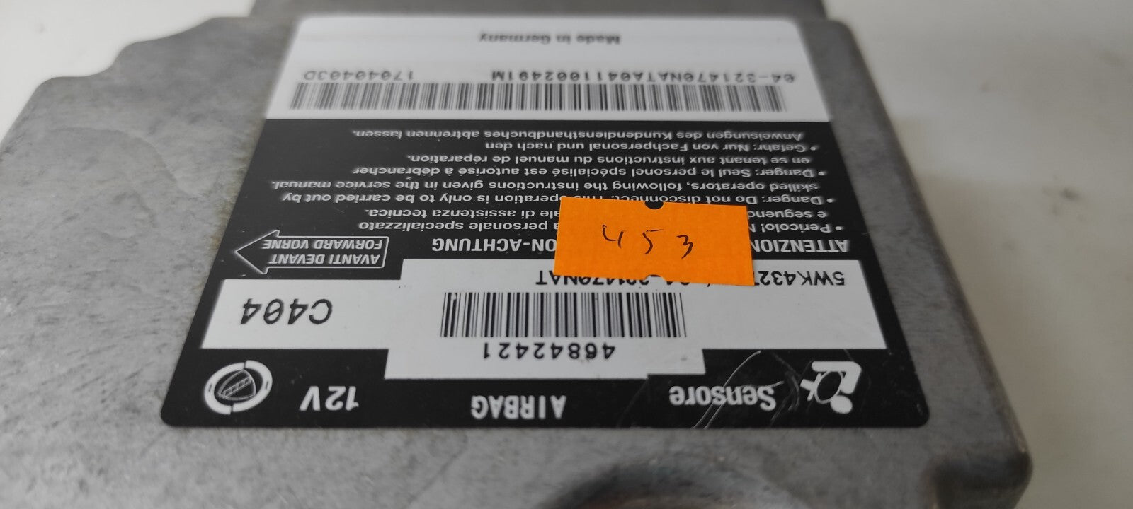 Alfa Romeo 147 1.9JTD 110kW 2003 Safety ECU Control Module 46842421