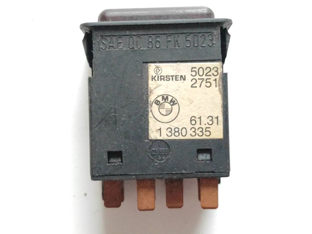 BMW 3 E30 1993 Hazard light switch 1380335 