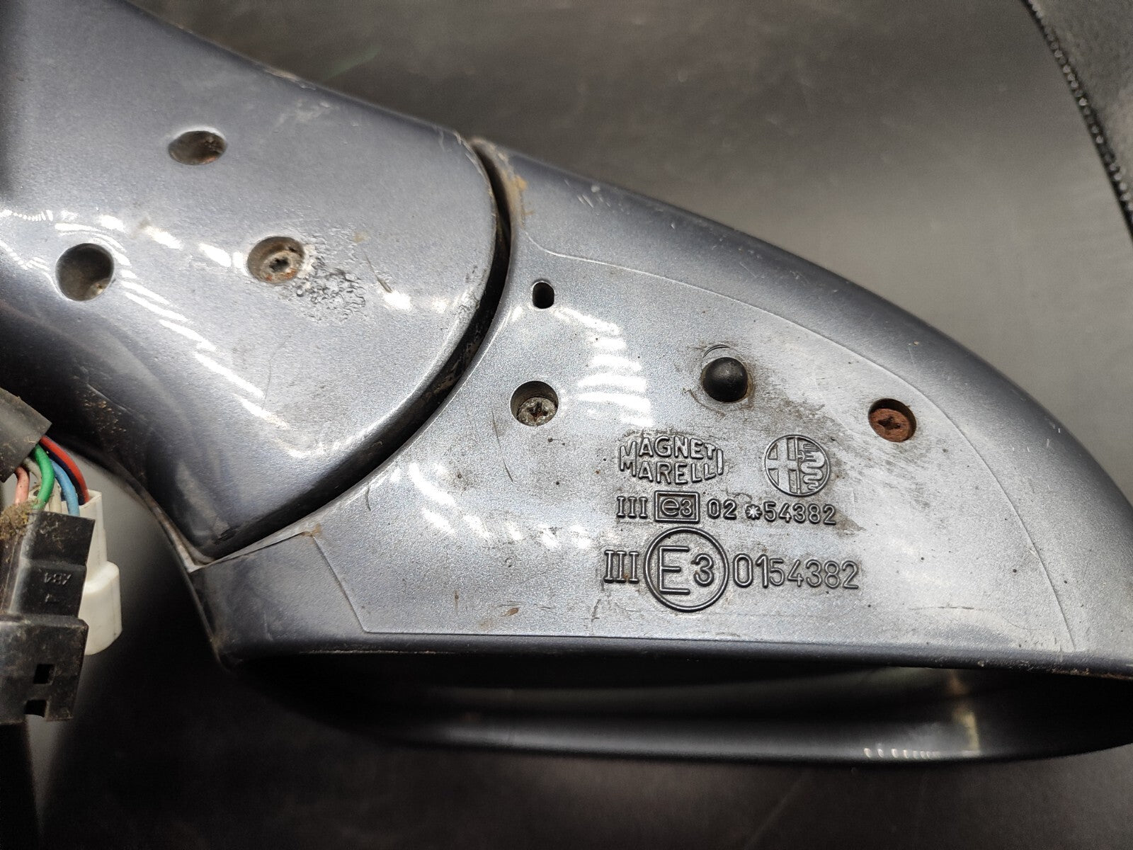 Alfa Romeo 166 2.4JTD 110kW 2002 LHD Front left Side Mirror GREY E30154382