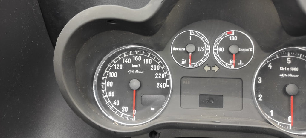 Alfa Romeo 147 1.6 TS 88kW Petrol 2006 LHD Speedometer Cluster 156056629