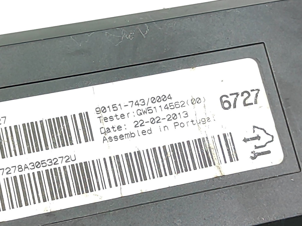 Opel Astra J 2013 Climate Control Module 13586727
