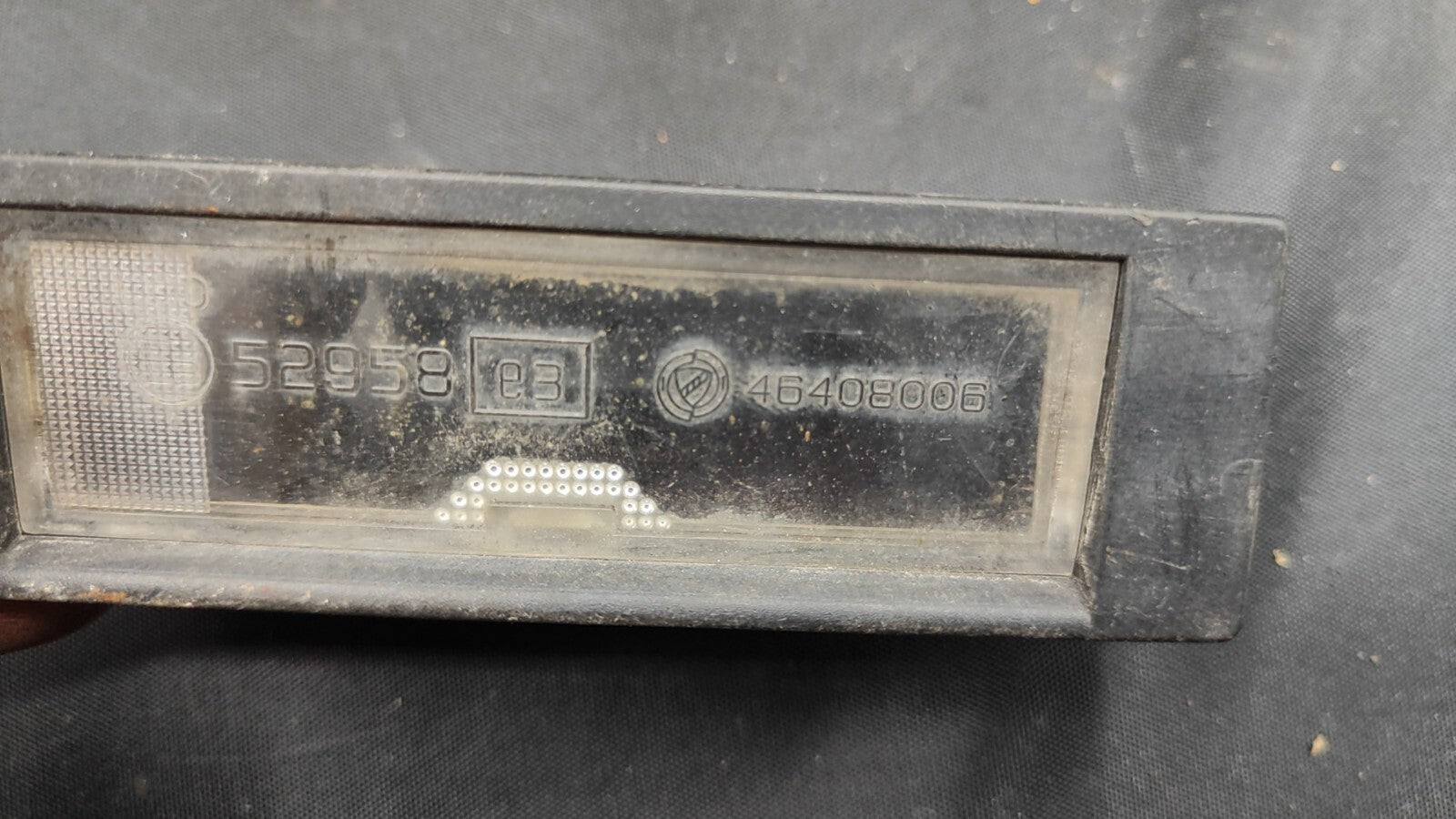 Alfa Romeo 156 1.9JTD SW 2004 Rear Bumper Licence Plate Light 46408006