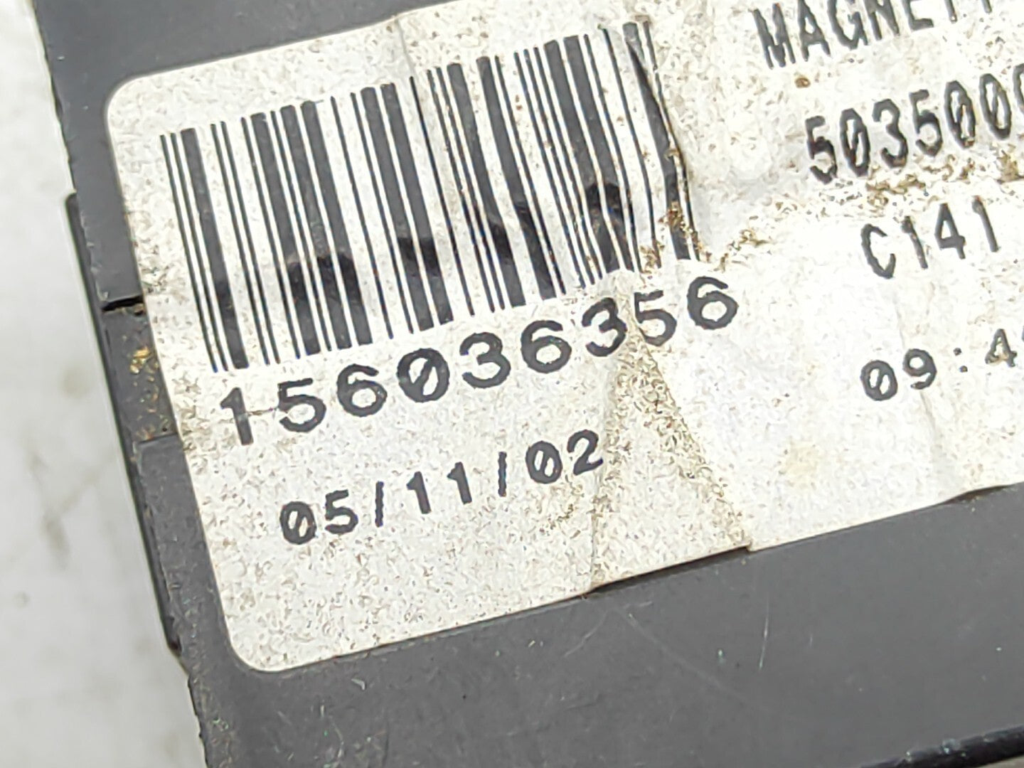 Alfa Romeo 156 1.9 JTD 110kW 2004 Front Small Screen/ Display 156036356