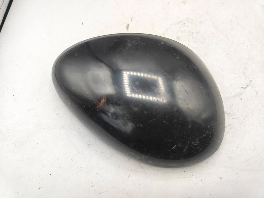 Alfa Romeo 147 JTD FL 2007 Front right plastic wing mirror trim cap cover BLACK