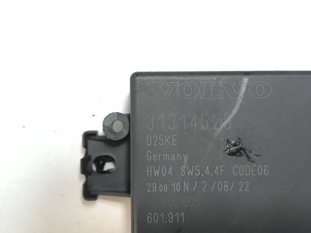 Volvo S60 2012 Parking PDC control unit module 31314525 