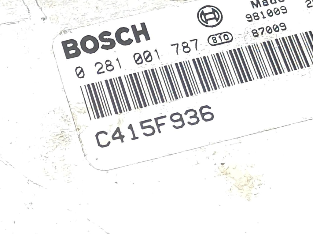 Alfa Romeo 166 2.4JTD 2001 Engine Control Module ECU C415F936 0281001787