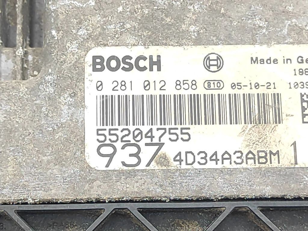 Alfa Romeo 147 1.9JTD 85kW 2007 Engine control unit module ECU 55204755 