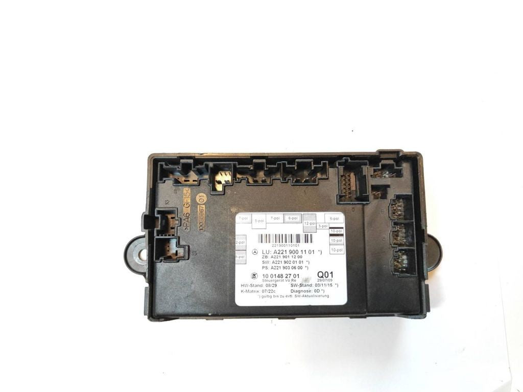 Mercedes-Benz S W221 2006 door control unit module A2219001101 
