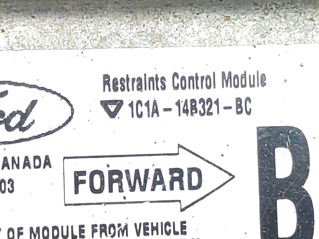 Ford Transit Diesel Safety Impact Crash Sensor Module ECU 1C1A14B321BC