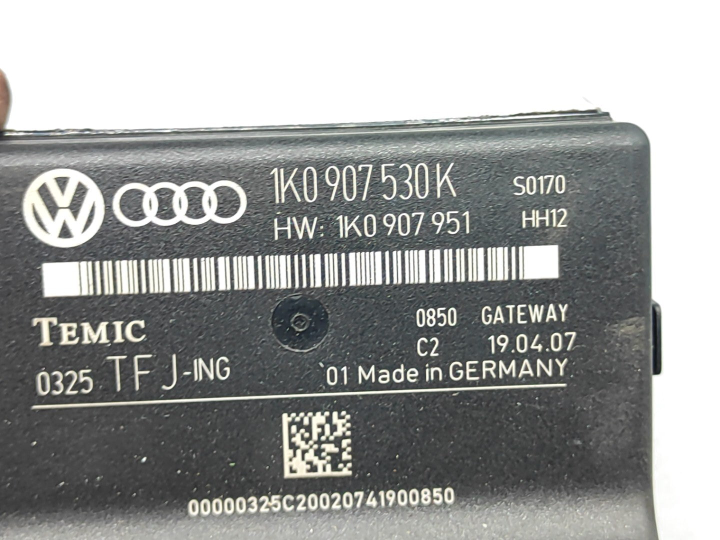 Audi TT 8J2 Gateway Control Unit Module ECU 1K0907530K