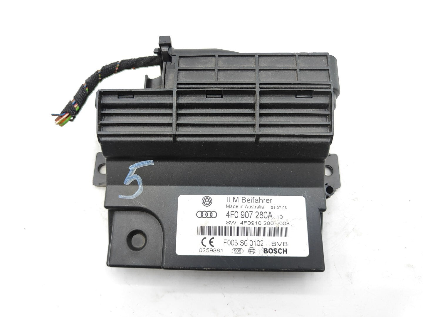 Audi A6 C6 2006 Power Control Module 4F0907280A