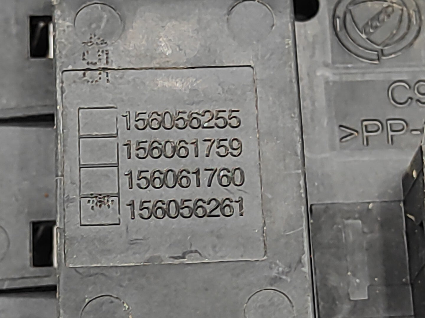 Alfa Romeo 159 2006 LHD Xenon Headlight Switch 156056255 156061759 156061760