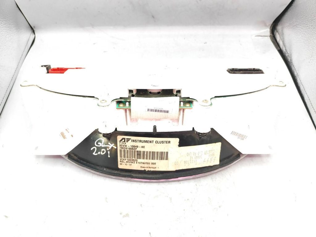 Ford Galaxy 1998 Diesel speedometer instrument cluster 95VW10849KE 