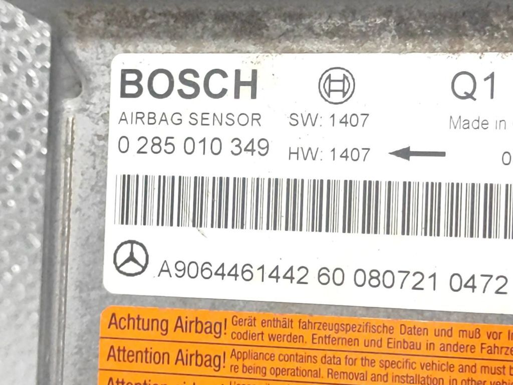 Mercedes-Benz Sprinter W906 2011 Safety Control unit module A9064461442 