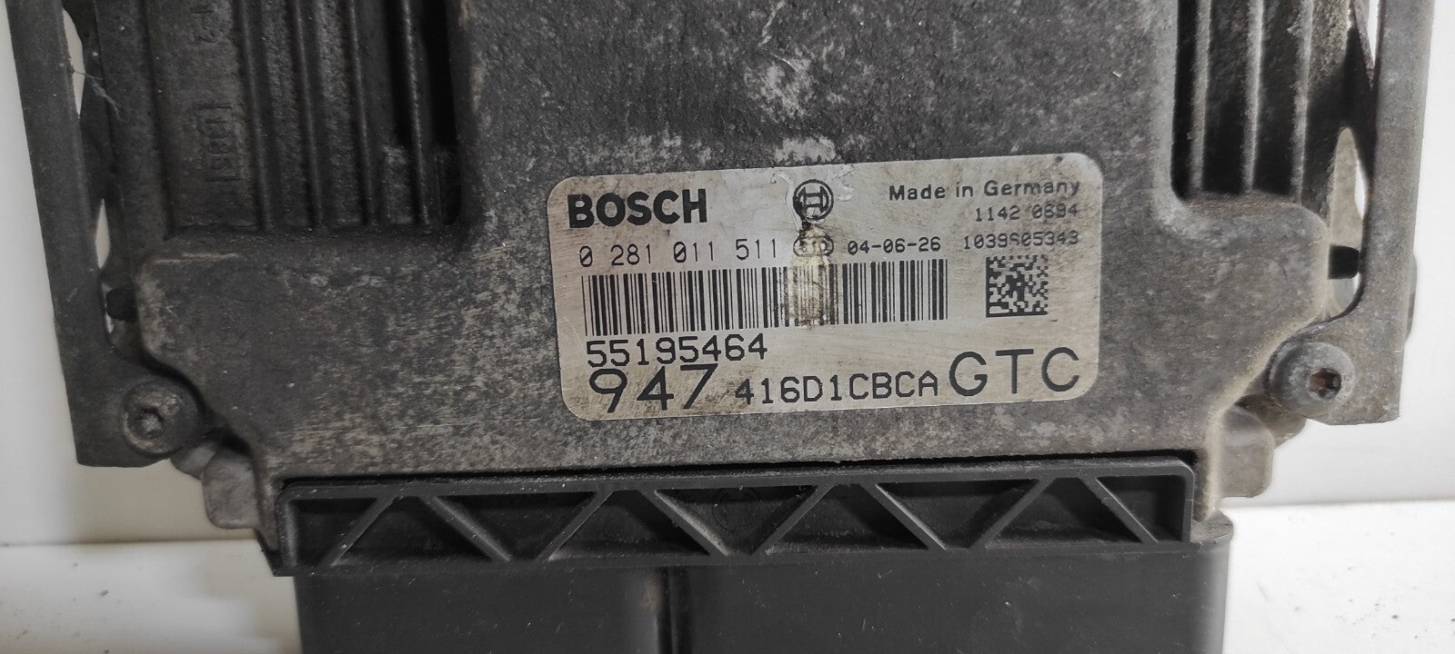 Alfa Romeo GT 1.9JTD 2005 Diesel Engine Control ECU Module 55195464 0281011511