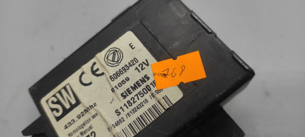 Alfa Romeo 156 1.9JTD 2004 Central Locking Module Relay ECU 606693420