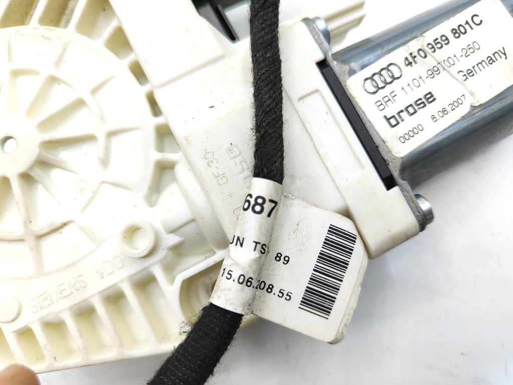 Audi A6 C6 2005 Rear Left Door Window Regulator Motor 4F0959801C