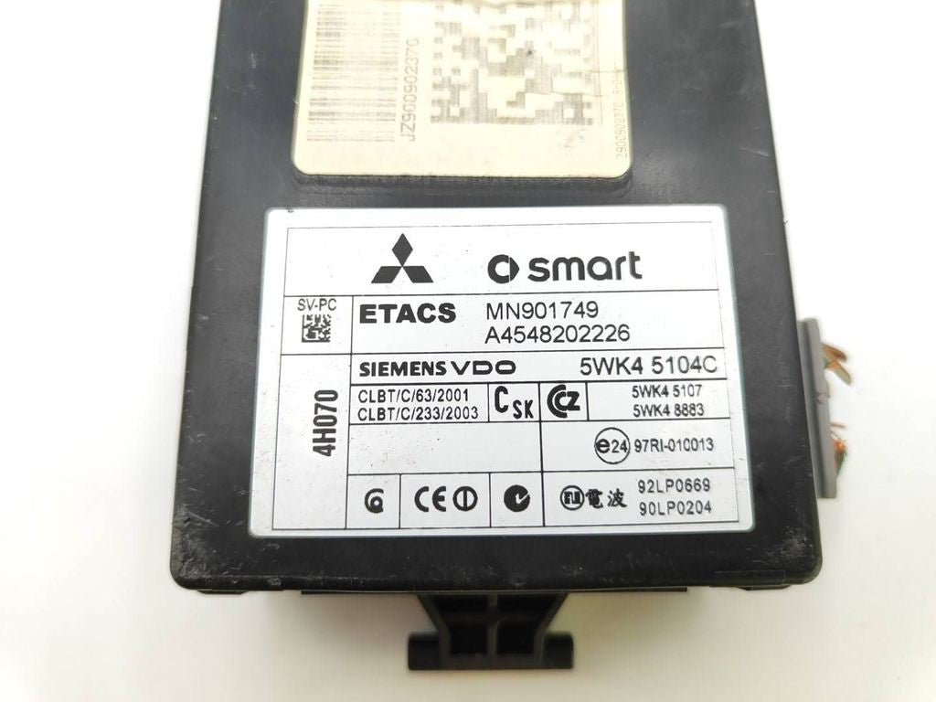 Smart ForFour I 2005 Comfort convenience body module A4548202226 