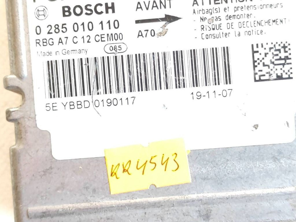 Peugeot 207 2006 Control unit module 9663593380 