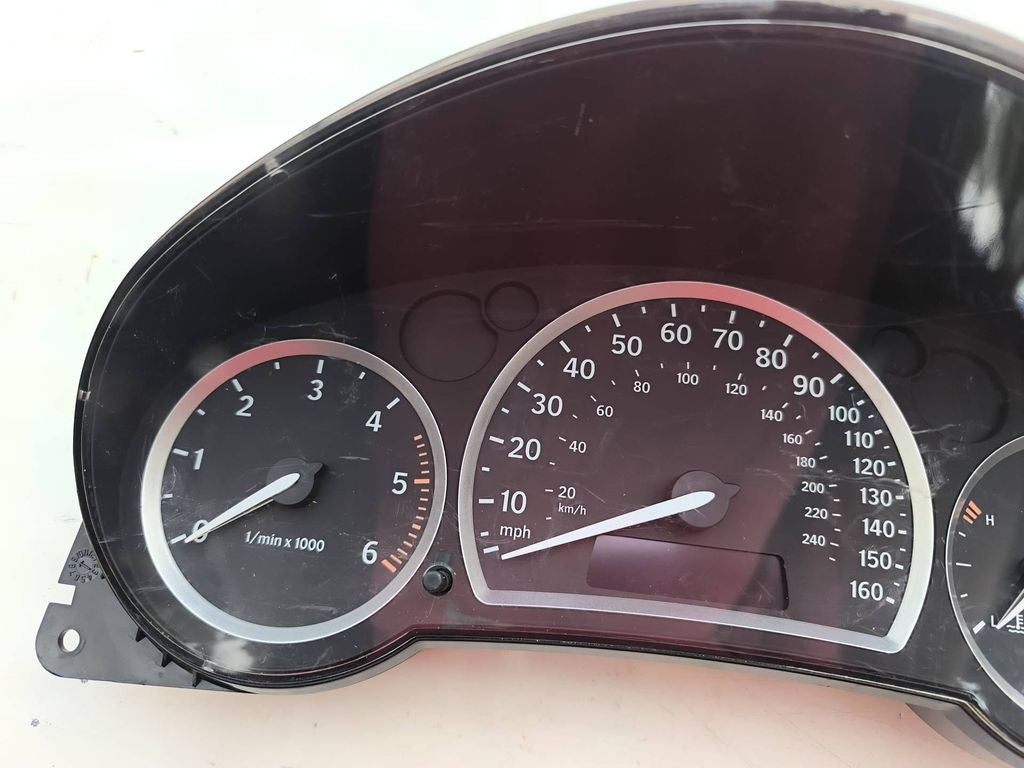 Saab 9-3 Ver1 2005 Diesel speedometer instrument cluster P12759338 