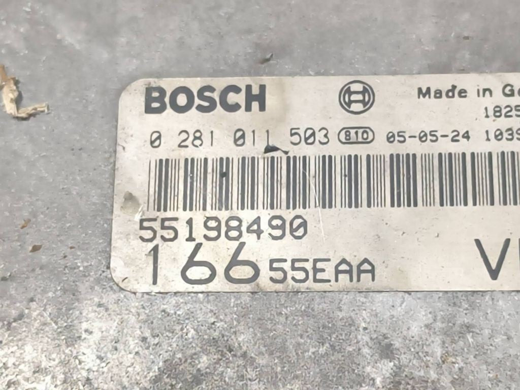 Alfa Romeo 166 2.4JTD 1999  Engine control unit module ECU 0281011503