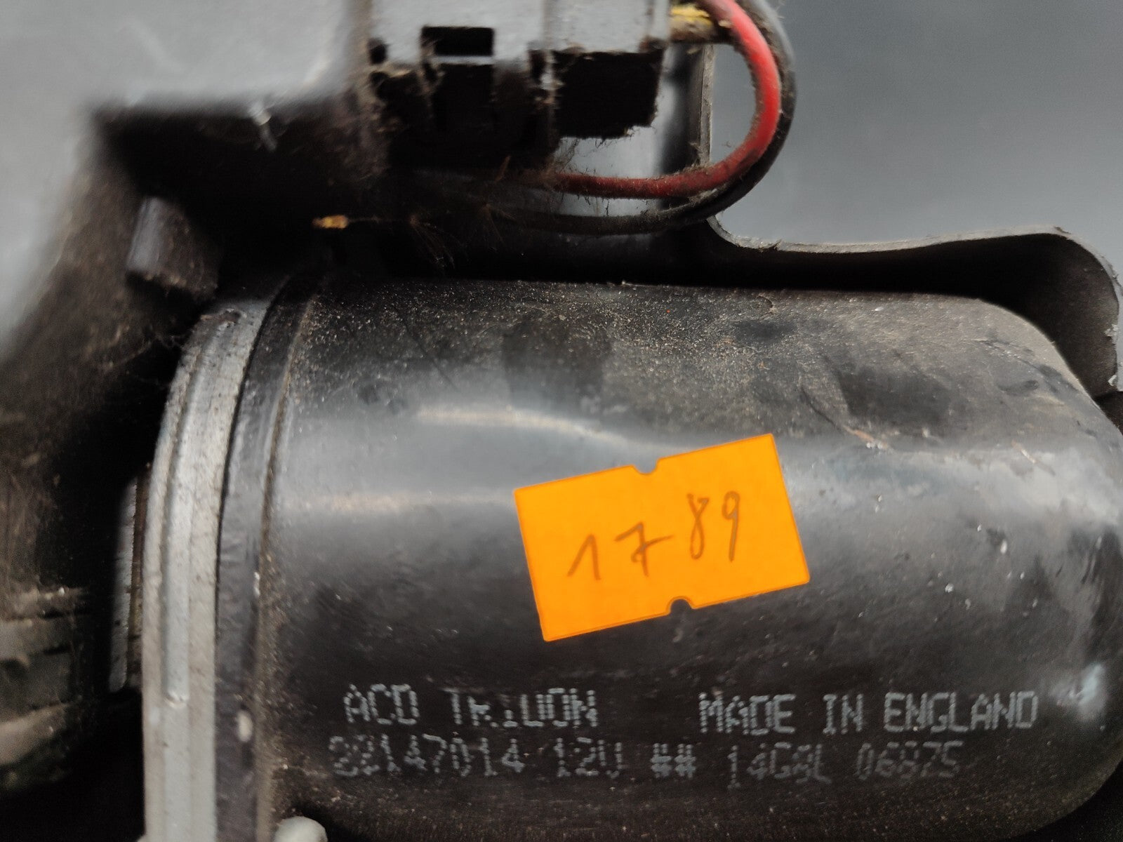 Alfa Romeo 166 2.4JTD 110kW Diesel 2002 LHD Front Wiper Linkage Motor 60614944