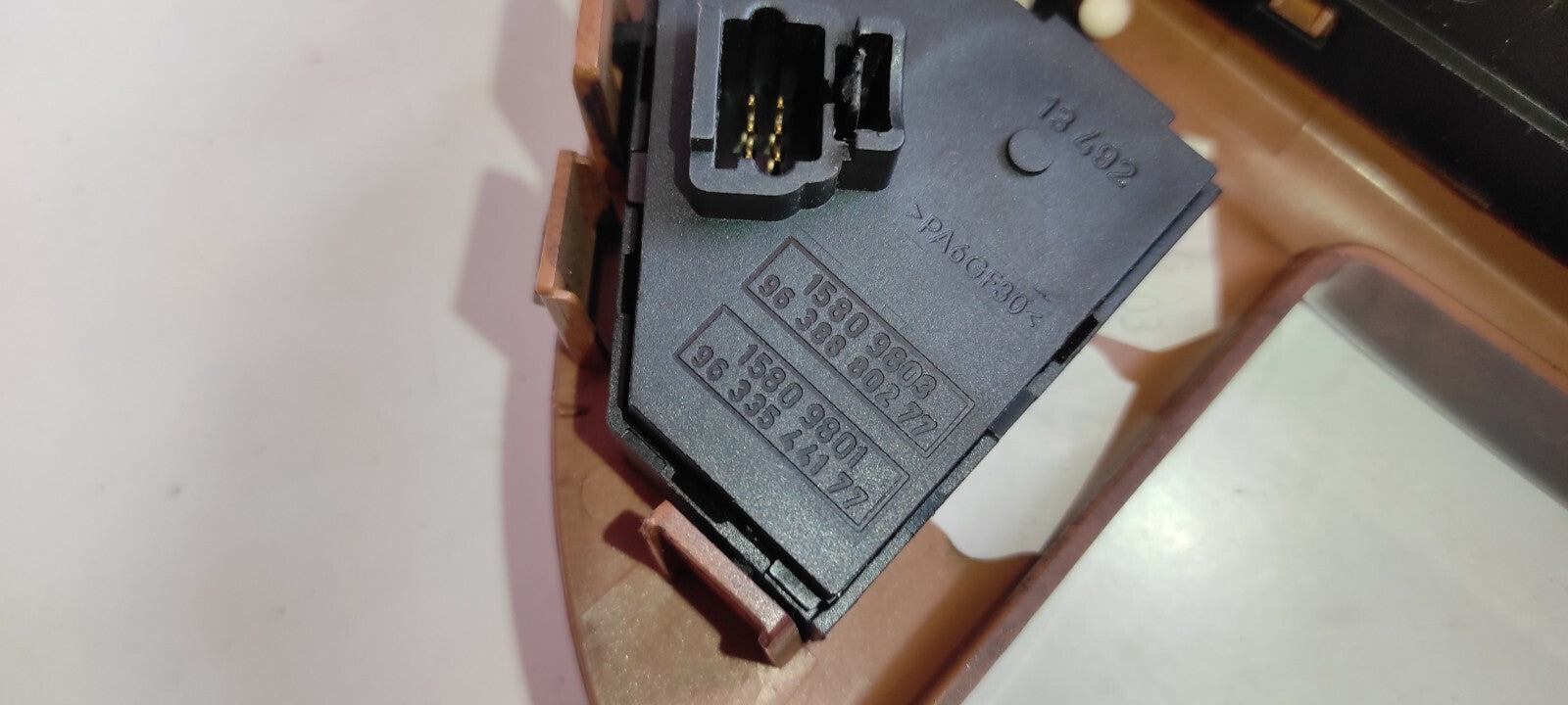 Peugeot 607 3.0i V6 2002 Front Dash Wooden Vent Grill 9632204777 9638880277