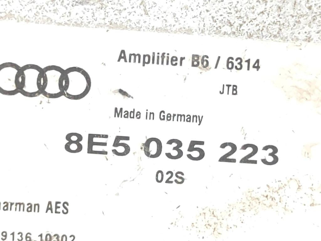 Audi A4 S4 B6 8E 8H 2001 Sound amplifier 8E5035223 