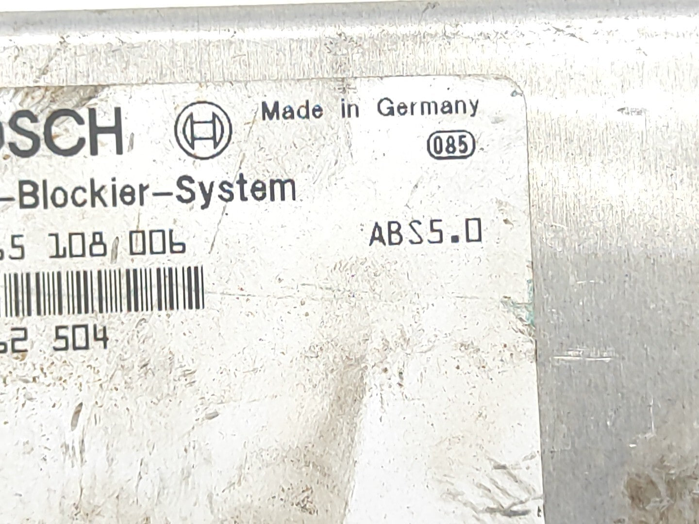 BMW 5 Series E34 TDS ABS Control Unit Module ECU 0265108006 1162504