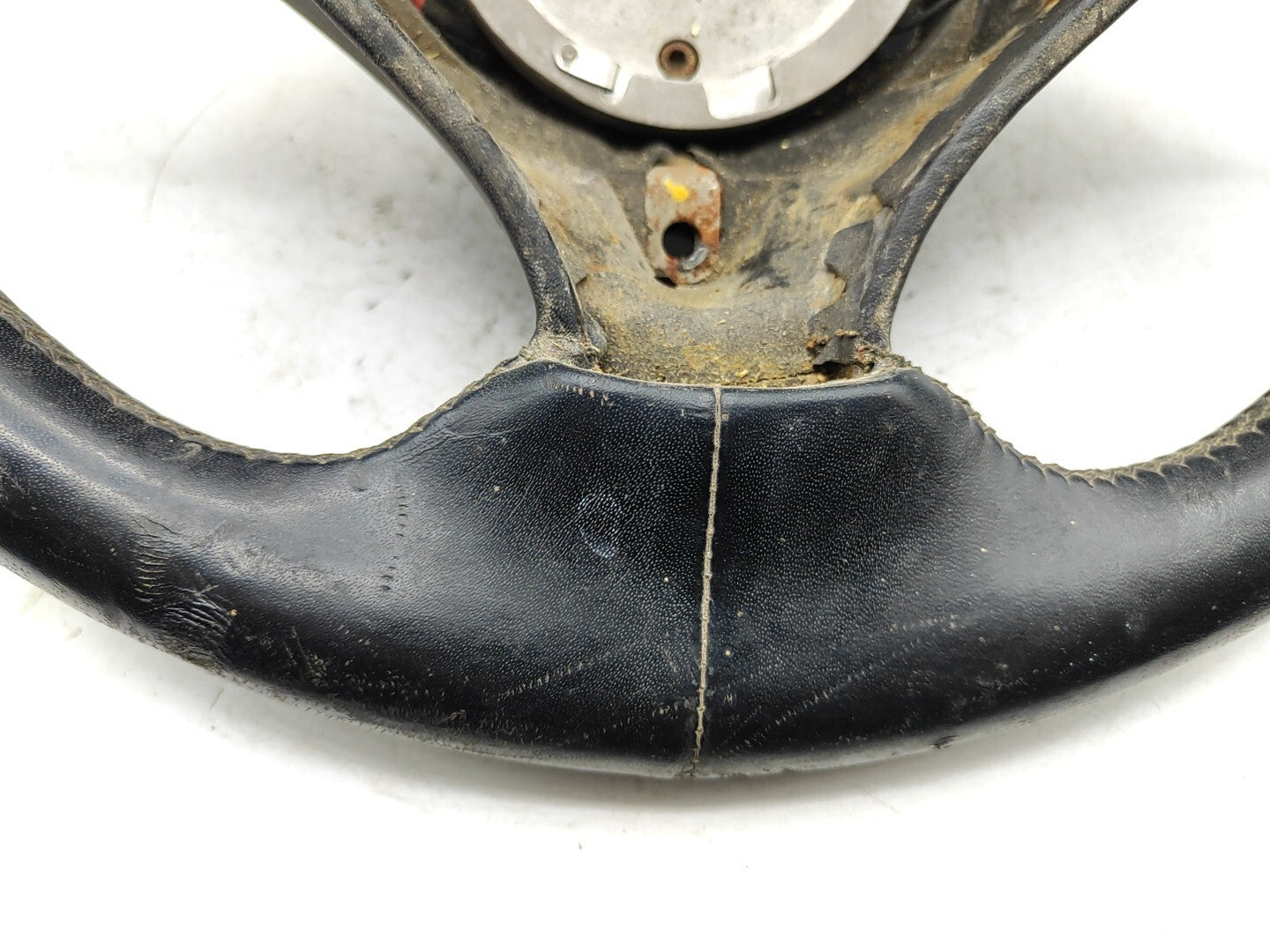 Alfa Romeo 155 TwinSpark Petrol 1994 Interior Leather Steering Wheel BLACK COLOR