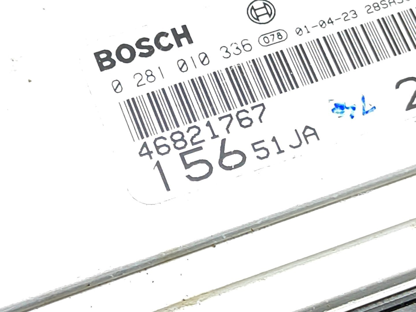 Alfa Romeo 156 2.4JTD 2001 Engine Control Module ECU 46821767 0281010336