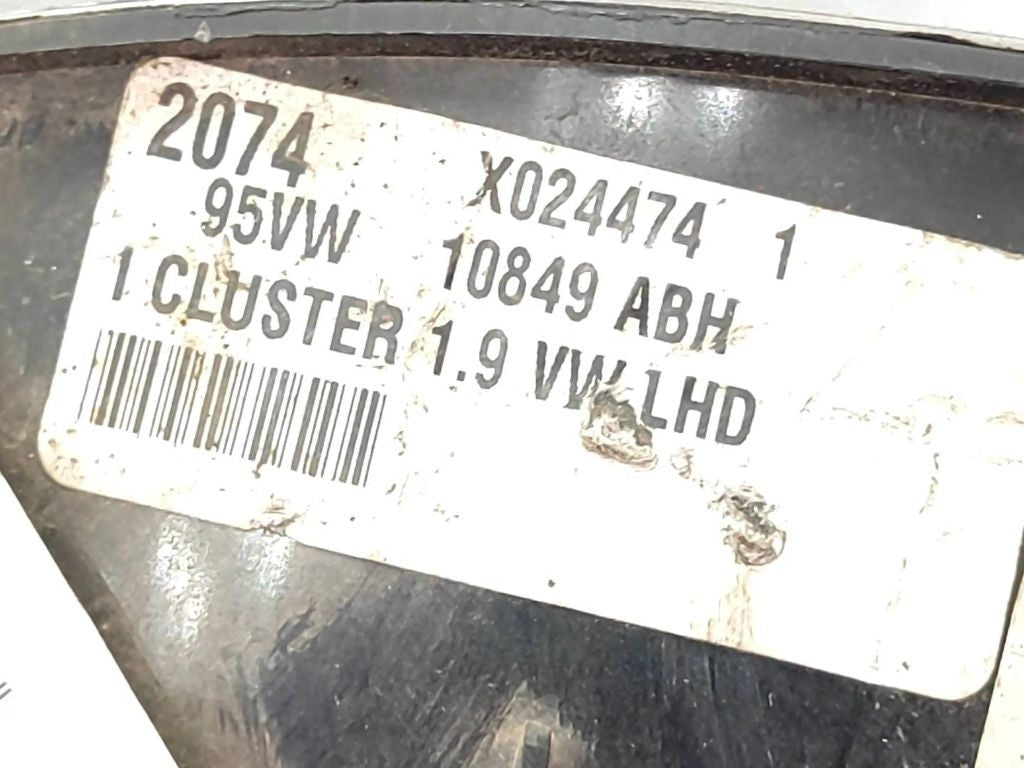 95VW10849ABH Ford Galaxy 1998 speedometer instrument cluster 