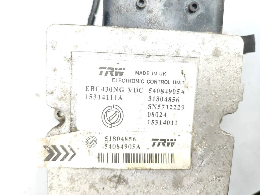 Alfa Romeo 159 2.2JTS 136kW 2006 ABS Brake Pump Module 51804856 