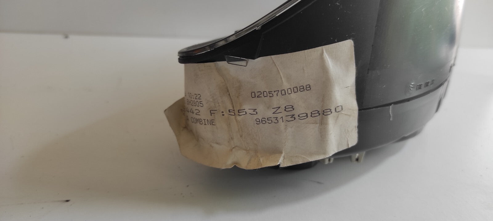 Peugeot 607 3.0i V6 2000 LHD Front Dash Speedometer Cluster 9653139880