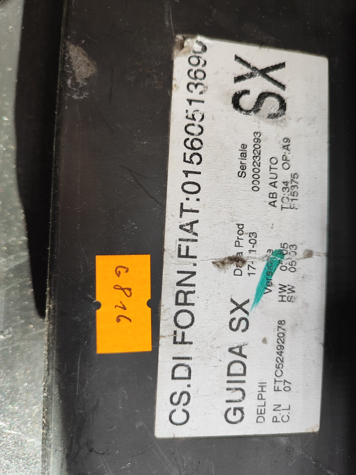 Alfa Romeo GT 2.0JTS 122kW 2008 LHD Dash Climate Control 01560513690