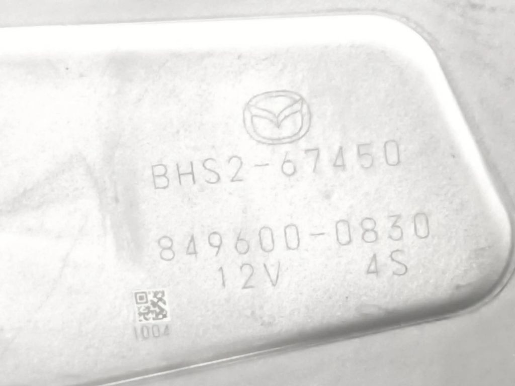 Mazda 3 BM III Hatchback 2014 Rear window wiper motor BHS267450 