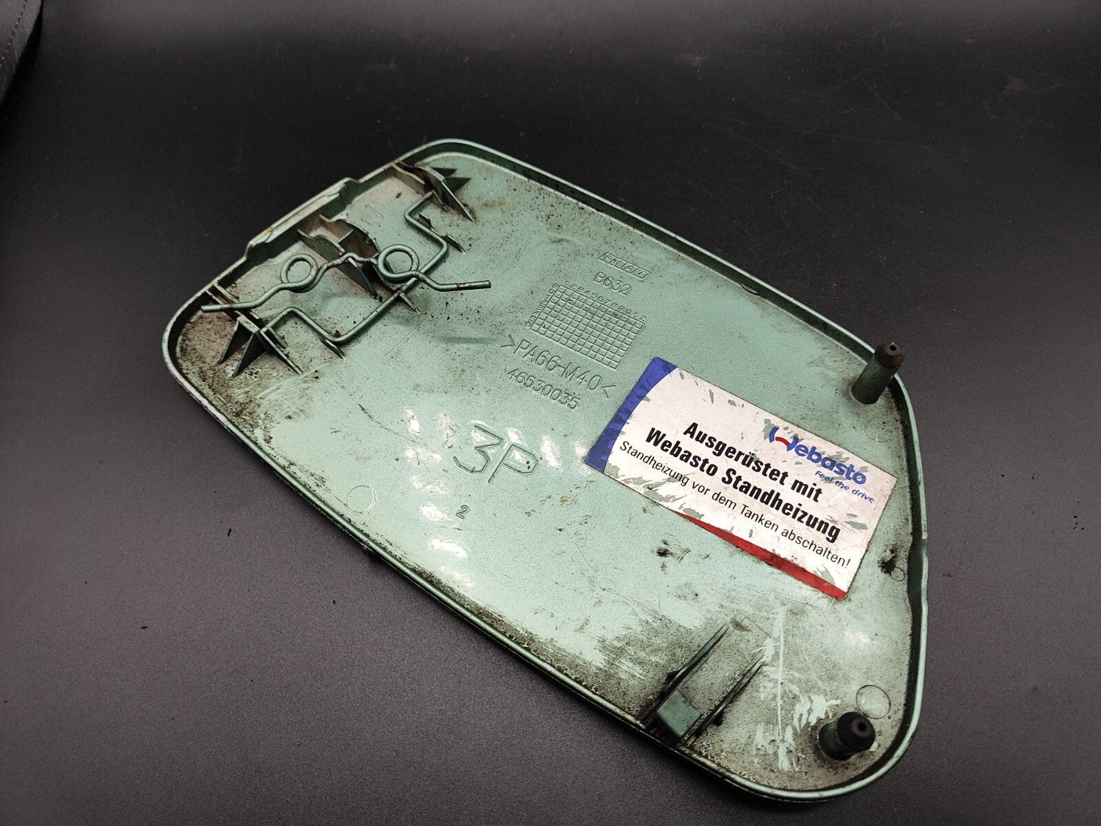 Fiat Punto 2003 Fuel Flap Cap Cover 46530035 Green