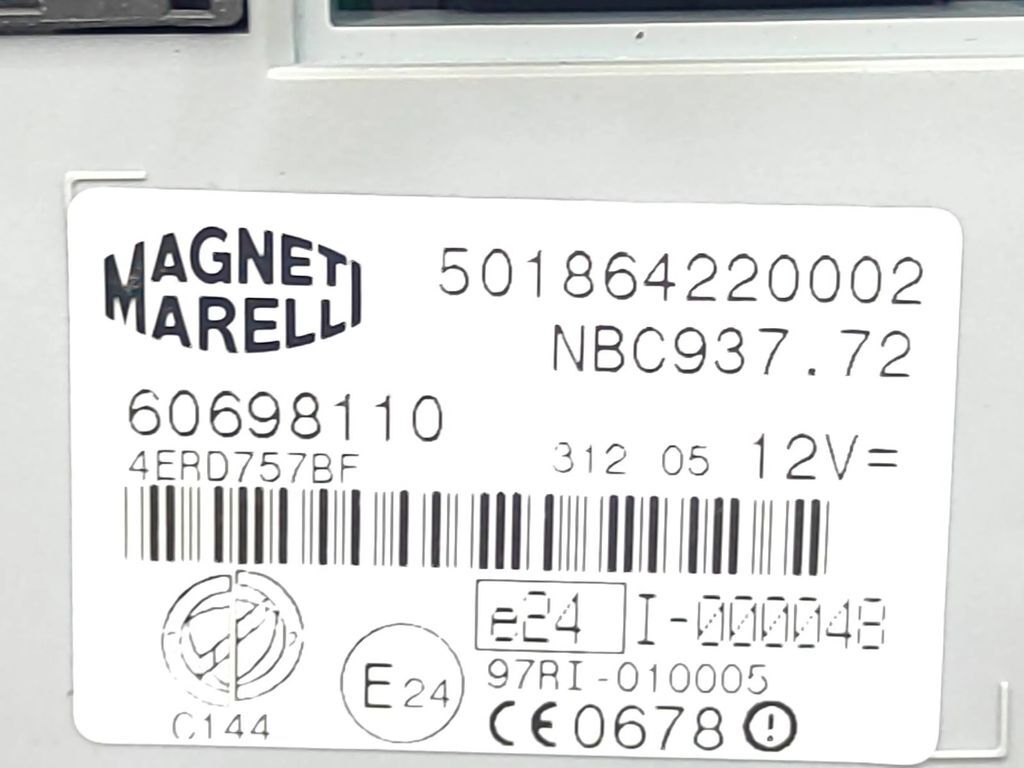 Alfa Romeo 147 1.9JTD 88kW 2007 Comfort convenience body module 60698110 