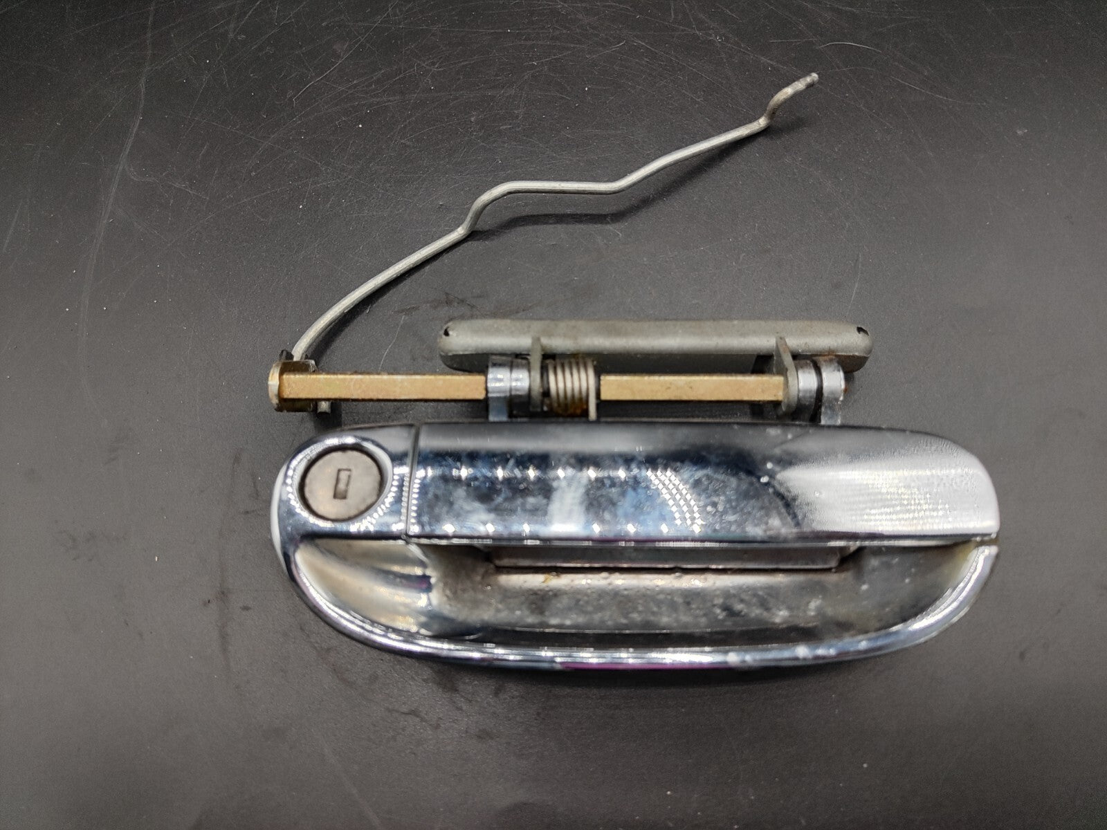 Alfa Romeo 166 2.4JTD 110kW 10V 2004 LHD Front Right Door Chrome Handle