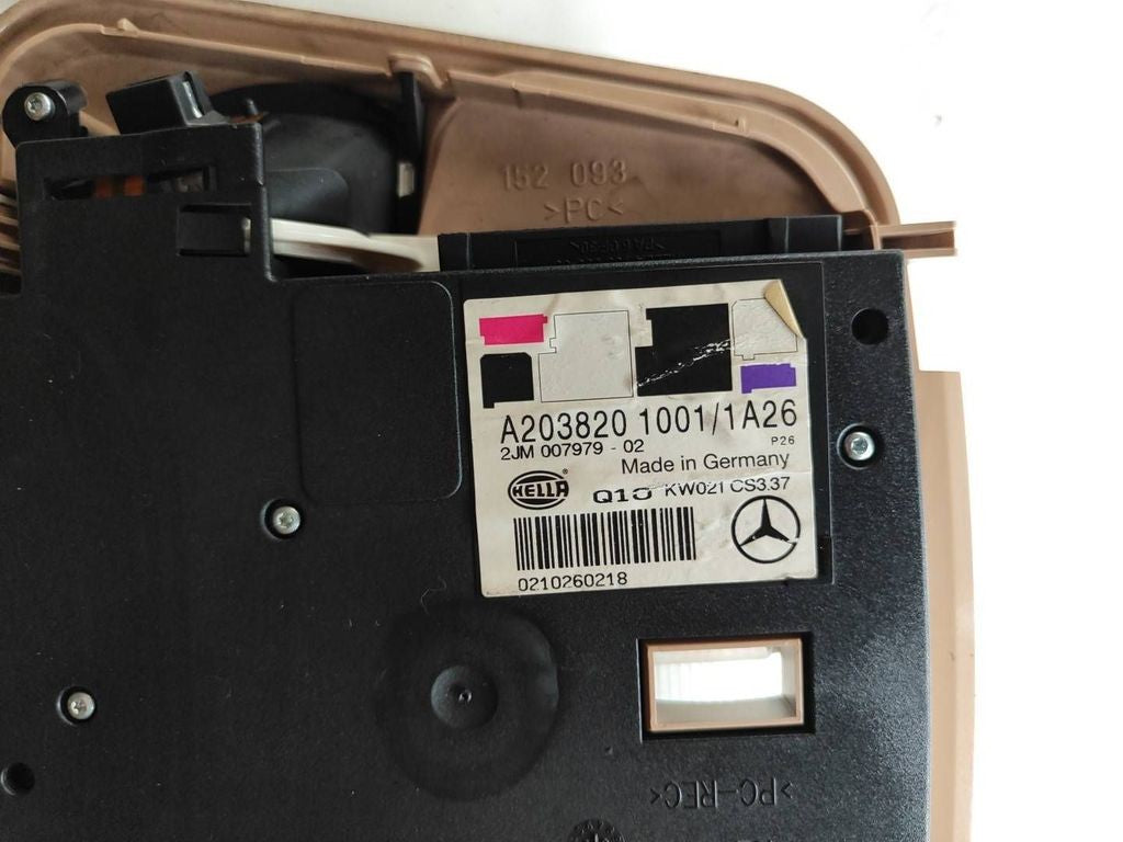 Mercedes-Benz C W203 2001 front seat light A2038201001 
