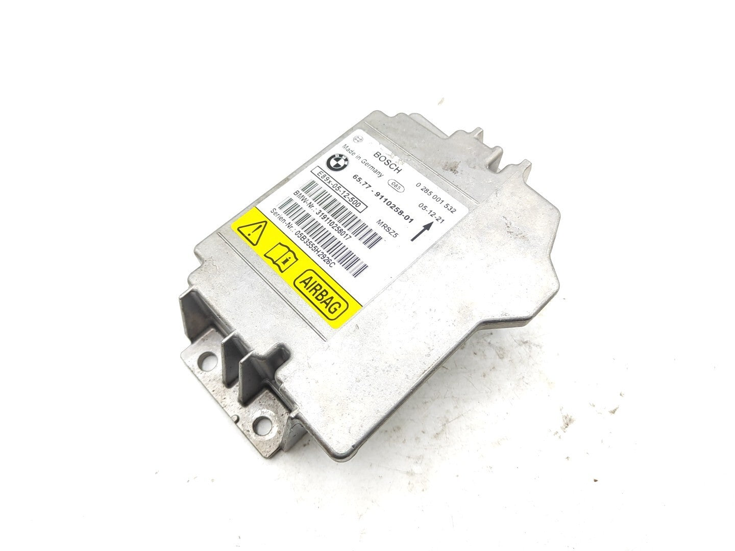 BMW 3 Series 330D E90 E91 Safety ECU Control Module 0285001532 9110258