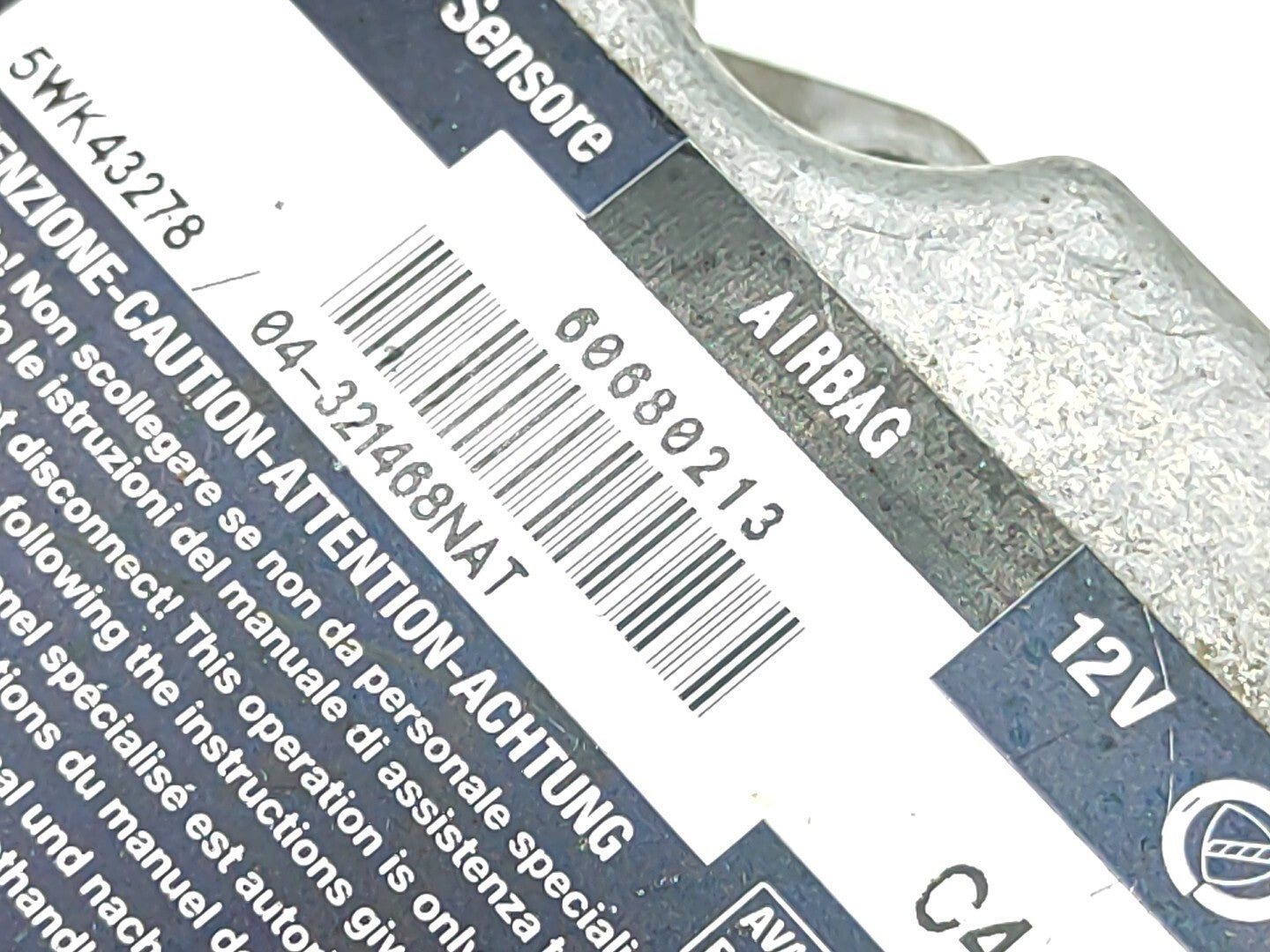 Alfa Romeo 156 2003 Safety Control Module ECU 60680213