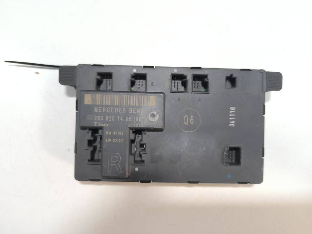 Mercedes-Benz C W203 2001 door control unit module 2038201485 