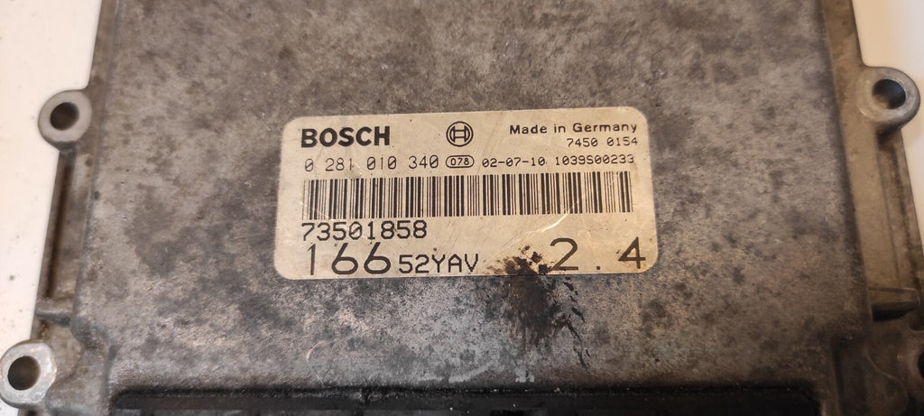 Alfa Romeo 166 2.4JTD 2002 Diesel Engine Control Unit ECU 73501858