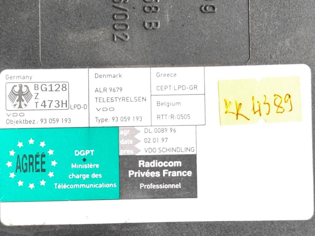 Audi A6 S6 C5 4B 2004 Comfort convenience body module ecu 4B0962258B 