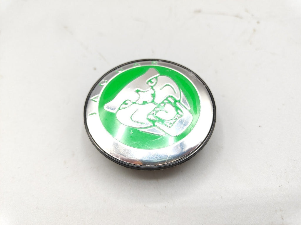 1x Jaguar 59mm Green Alloy Wheel Centre Cap Hub Cover XK XJ F TYPE XKR XF