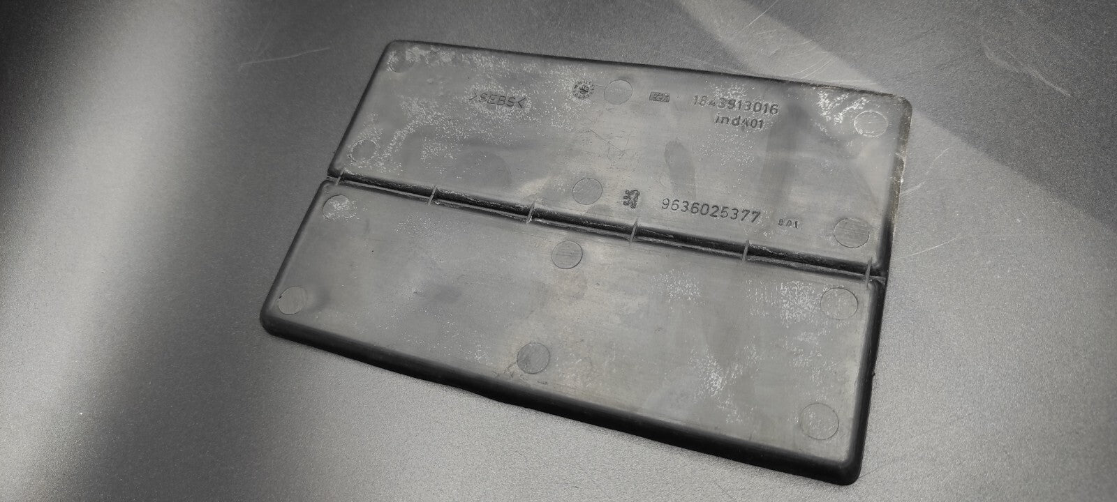 Peugeot 607 3.0 V6 2002 Front Dashboard Rubber Mat 9636025377