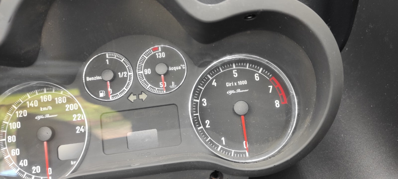 Alfa Romeo 147 1.6 TS 88kW Petrol 2006 LHD Speedometer Cluster 156056629