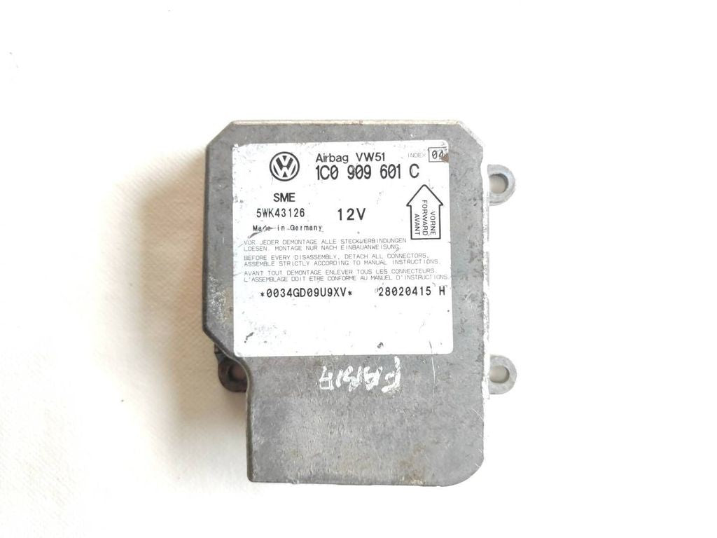 Skoda Fabia I 6Y 2003 Control unit module 1C0909601C 